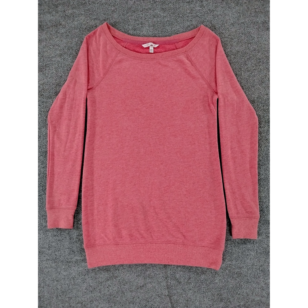 Victoria's Secret Long Sleeve Pullover Sweatshirt XS Cotton Minimalist